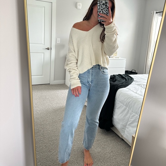 Double Zero Chenille V-Neck Sweater - Picture 2 of 8